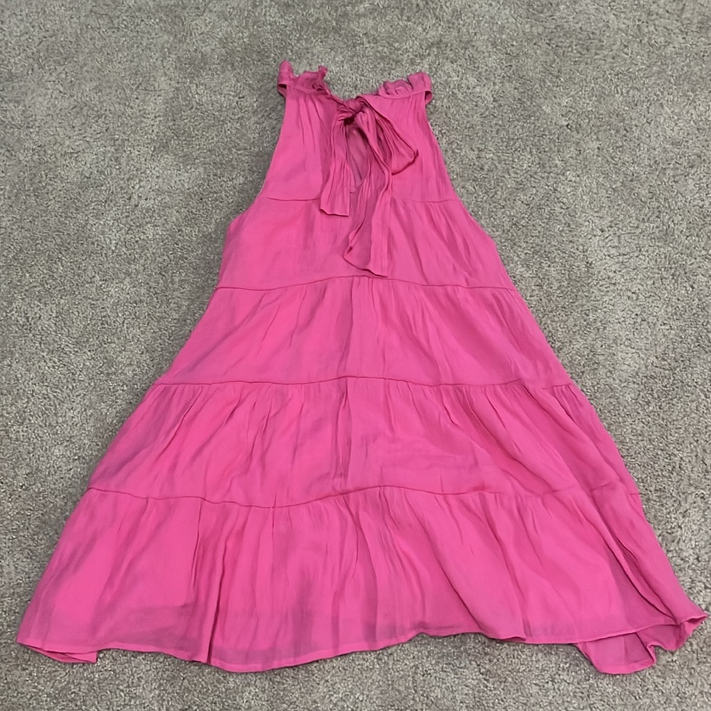 Pink Tiered Ruffled Sundress - Picture 2 of 2